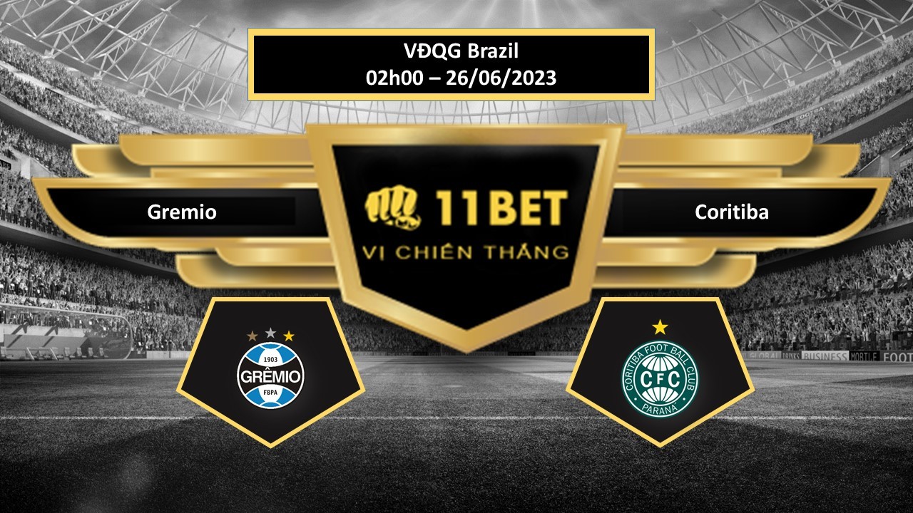 11BET Tip bóng đá    Gremio vs Coritiba, hôm nay 26/06/2023