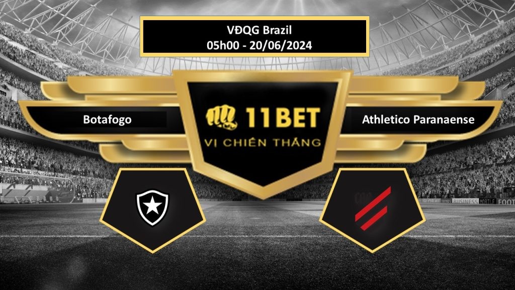 11BET Tip bóng đá Botafogo vs Athletico Paranaense, hôm nay 20/06/2024